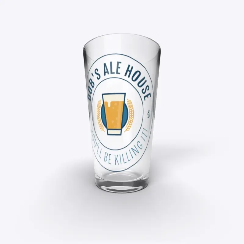 Bob's Ale House Pint Glass